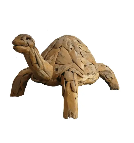 Product image 1 of the product “Giant Turtle, made from teak root pcs, Length 120 cm Artistic unique work ”